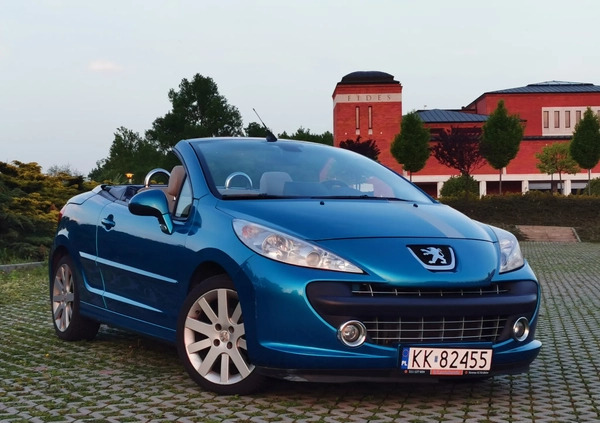 Peugeot 207 CC cena 25000 przebieg: 86500, rok produkcji 2008 z Kraków małe 211